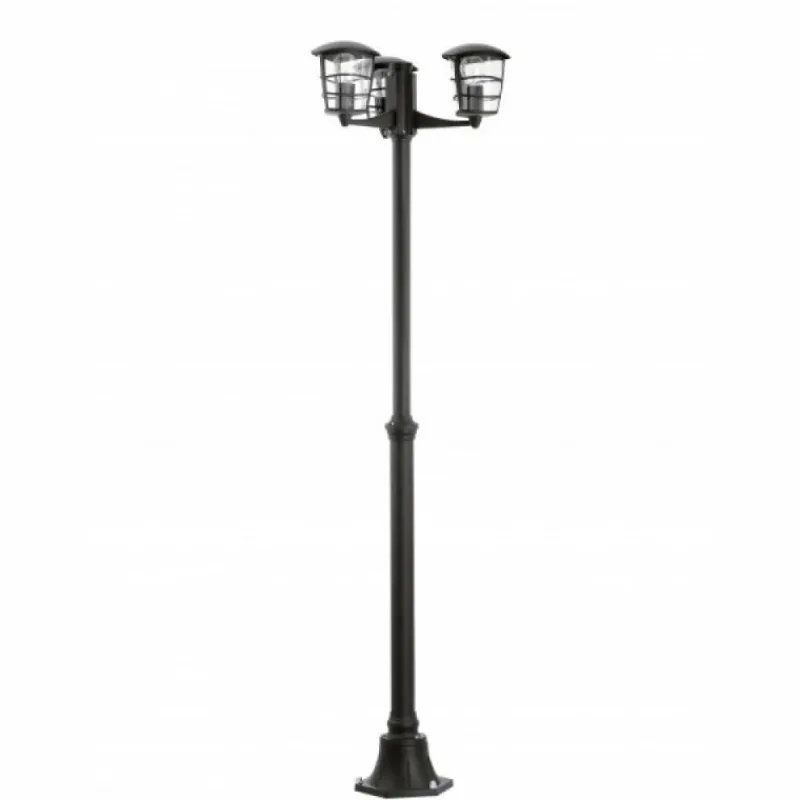 Lampes Vintages & Rétros-Luminaires Eglo Lampadaire extérieur Eglo ALORIA Noir, 3 lumières