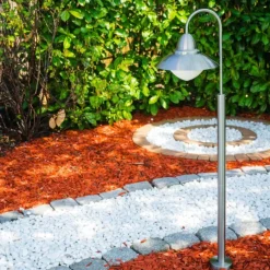 hofstein Lampadaire extérieur Eglo Sydney Acier inoxydable, 1 lumière