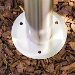 hofstein Lampadaire extérieur Elima Acier inoxydable, 1 lumière