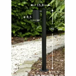 Luminaires Konstsmide Lampadaire extérieur Konstsmide Modena Noir, 1 lumière