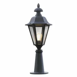 Luminaires Konstsmide Lampadaire extérieur Konstsmide Pallas Noir, 1 lumière