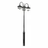 Luminaires Konstsmide Lampadaire extérieur Konstsmide Libra Noir, 3 lumières