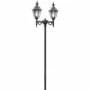 Luminaires Konstsmide Lampadaire extérieur Konstsmide Pallas Noir, 2 lumières