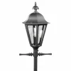 Luminaires Konstsmide Lampadaire extérieur Konstsmide Pallas Noir, 1 lumière