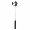 Luminaires Konstsmide Lampadaire extérieur Konstsmide Virgo Noir, 3 lumières