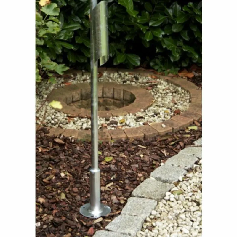 Luminaires Nordlux Lampadaire extérieur Nordlux PIN Zingué, 2 lumières