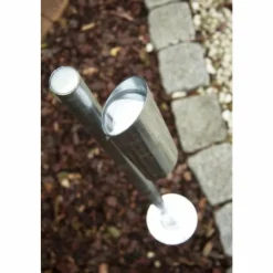 Luminaires Nordlux Lampadaire extérieur Nordlux PIN Zingué, 2 lumières