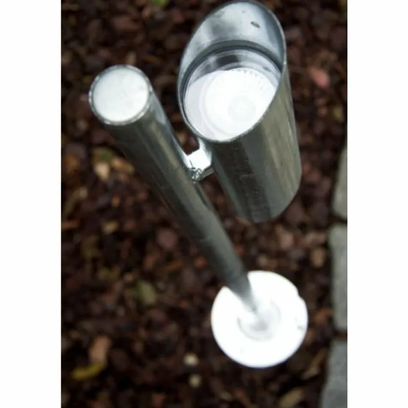 Luminaires Nordlux Lampadaire extérieur Nordlux PIN Zingué, 2 lumières