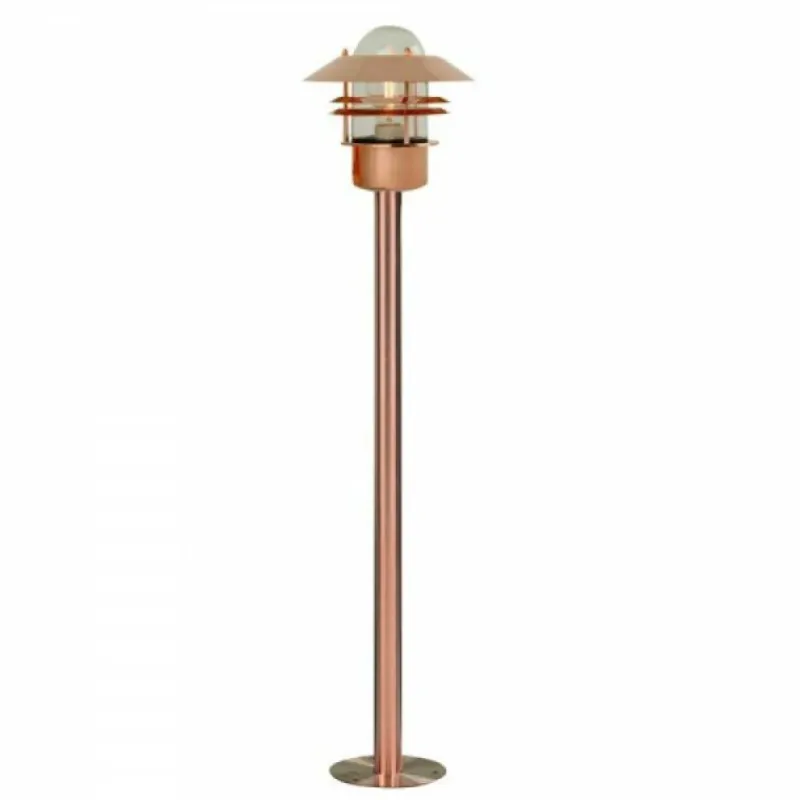 Luminaires Nordlux Lampadaire extérieur Nordlux BLOKHUS Cuivre, 1 lumière