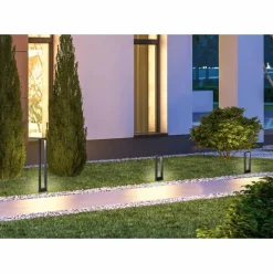 Luminaires Trio Lampadaire extérieur Trio RENO LED Anthracite, 1 lumière