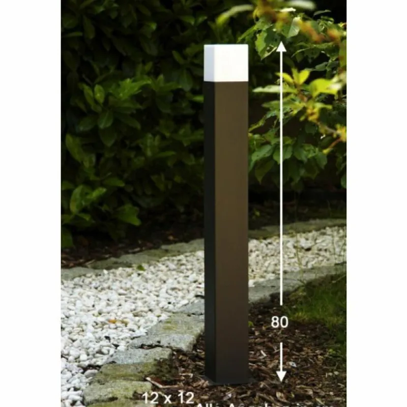 Luminaires Trio Lampadaire extérieur Trio HUDSON Noir, 1 lumière