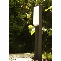 Luminaires Trio Lampadaire extérieur Trio SUEZ LED Noir, 1 lumière