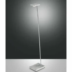 Luminaires Fabas Luce Lampadaire Fabas Luce Como LED Aluminium, Chrome, 1 lumière* Éclairage Led