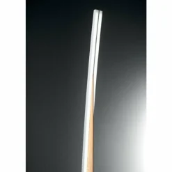 Lampes En Bois-Luminaires Fabas Luce Lampadaire Fabas Luce Cordoba LED Écru, Blanc, 1 lumière