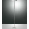 Luminaires Fabas Luce Lampadaire Fabas Luce Double LED Chrome, Blanc, 1 lumière* Éclairage Led