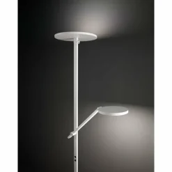 Luminaires Fabas Luce Lampadaire Fabas Luce Regina LED Blanc, 2 lumières* Lampadaires Et Lampes Sur Pied