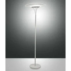 Luminaires Fabas Luce Lampadaire Fabas Luce Vela LED Blanc, 1 lumière* Éclairage Led