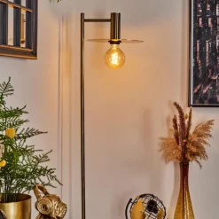 hofstein Lampadaire Faido Laiton, 1 lumière