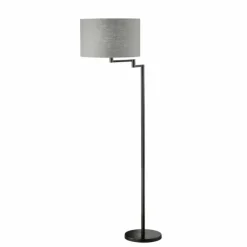 Lampes En Tissu-Luminaires Fischer & Honsel Lampadaire Fischer & Honsel Rota Noir, 3 lumières