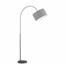 Lampes En Tissu-Luminaires Fischer & Honsel Lampadaire Fischer & Honsel Arc Noir, 3 lumières