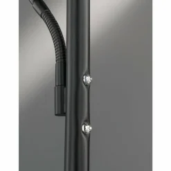 Luminaires Fischer & Honsel Lampadaire Fischer & Honsel Dent LED Noir, 1 lumière* Lampadaires Et Lampes Sur Pied