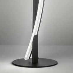 Luminaires Fischer & Honsel Lampadaire Fischer & Honsel Bridge LED Noir, 1 lumière* Lampadaires Et Lampes Sur Pied