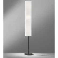 Lampes En Tissu-Luminaires Fischer & Honsel Lampadaire Fischer & Honsel Ramas Noir, 3 lumières