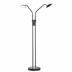 Luminaires Fischer & Honsel Lampadaire Fischer & Honsel Tallri LED Noir, 2 lumières