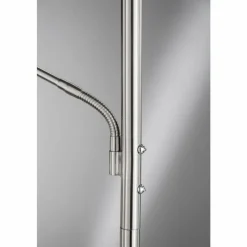 Luminaires Fischer & Honsel Lampadaire Fischer-Honsel Dent LED Nickel mat, 1 lumière* Éclairage Led