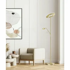 Luminaires Fischer & Honsel Lampadaire Fischer-Honsel Dent LED Laiton, 1 lumière* Lampadaires Et Lampes Sur Pied