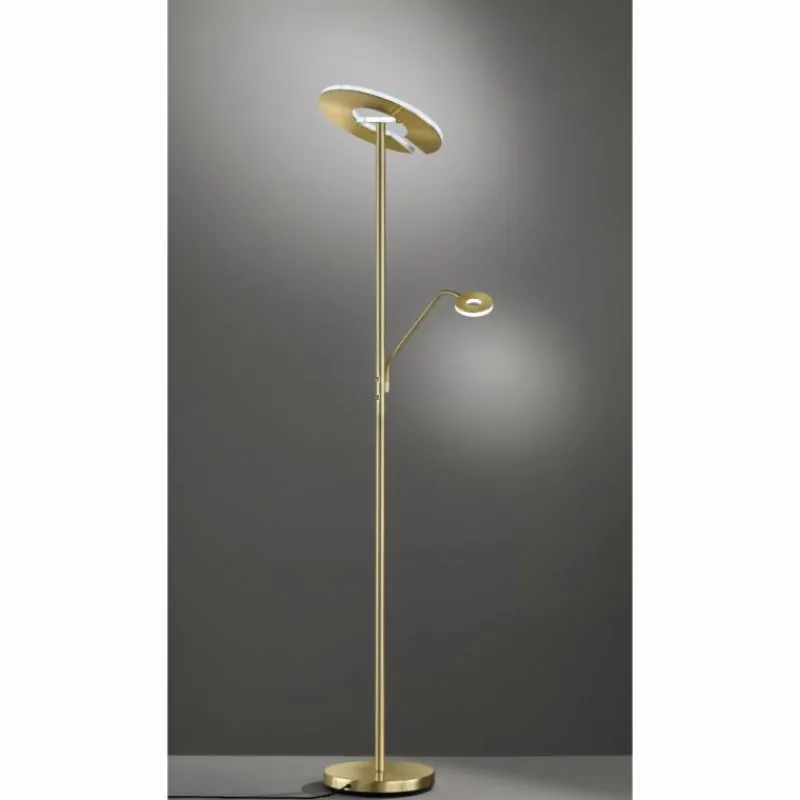 Luminaires Fischer & Honsel Lampadaire Fischer-Honsel Dent LED Laiton, 1 lumière* Lampadaires Et Lampes Sur Pied