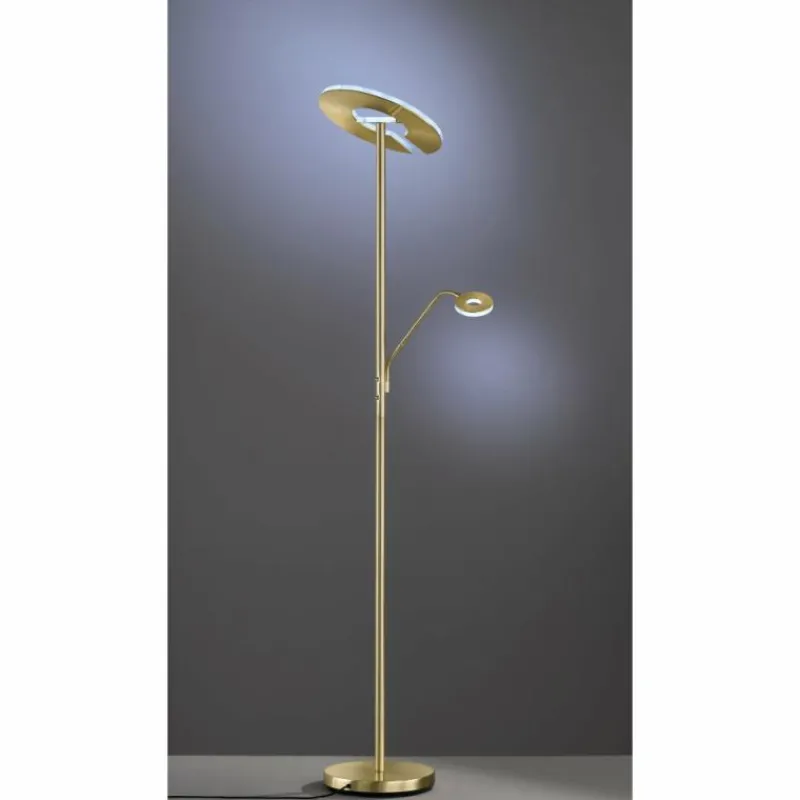 Luminaires Fischer & Honsel Lampadaire Fischer-Honsel Dent LED Laiton, 1 lumière* Lampadaires Et Lampes Sur Pied