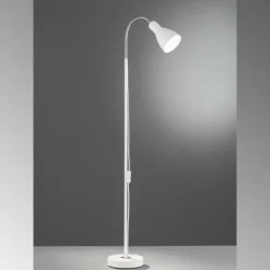 Luminaires Fischer & Honsel Lampadaire Fischer-Honsel Lolland Crème, 1 lumière* Lampadaires Et Lampes Sur Pied