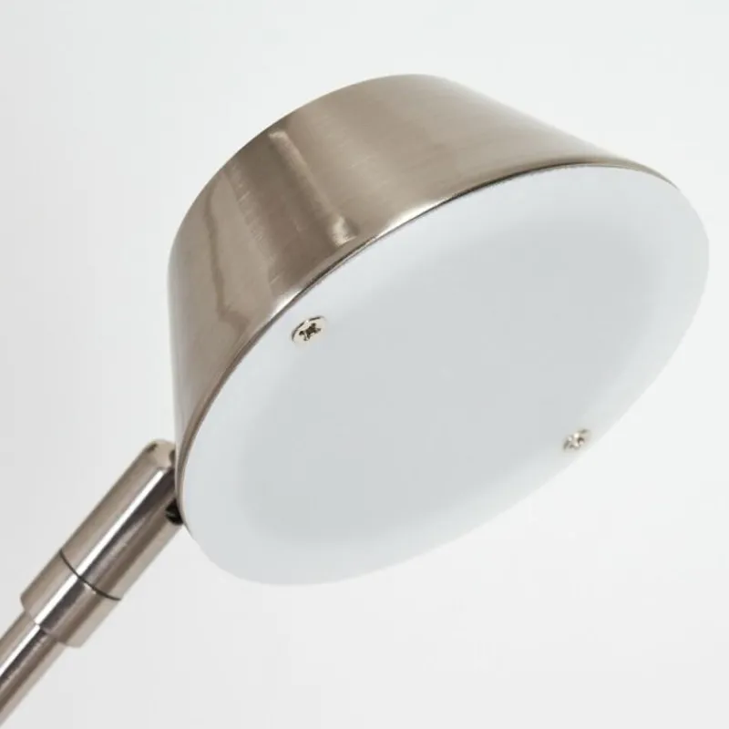 Luminaires Reality Lampadaire Florida LED Nickel mat, 2 lumières* Éclairage Led