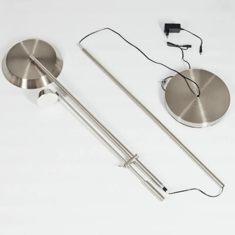 Luminaires Reality Lampadaire Florida LED Nickel mat, 2 lumières* Éclairage Led