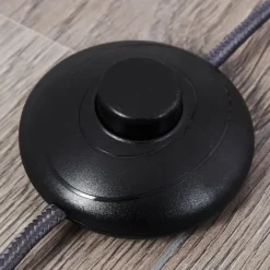 Lampes Vintages & Rétros-hofstein Lampadaire Gauley Brun, Noir, 1 lumière