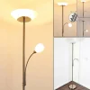 hofstein Lampadaire Gismaro Nickel mat, 3 lumières