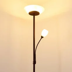 Luminaires Rustiques-hofstein Lampadaire Gismaro Rouille, 3 lumières