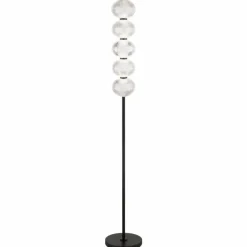 Luminaires Globo Lighting Lampadaire Globo AIDA LED Noir, 5 lumières* Lampadaires Et Lampes Sur Pied