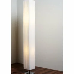 Lampes En Tissu-Luminaires Globo Lighting Lampadaire Globo Bailey Chrome, 2 lumières