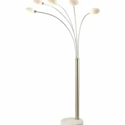 Luminaires Globo Lighting Lampadaire Globo CLASSIC STYLE Nickel mat, 5 lumières