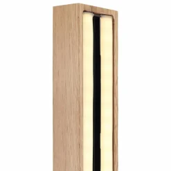 Lampes En Bois-Luminaires Globo Lighting Lampadaire Globo DORO LED Couleur bois, Noir, 1 lumière