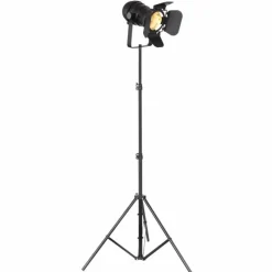 Lampes Industrielles-Luminaires Globo Lighting Lampadaire Globo EGON Noir, 1 lumière