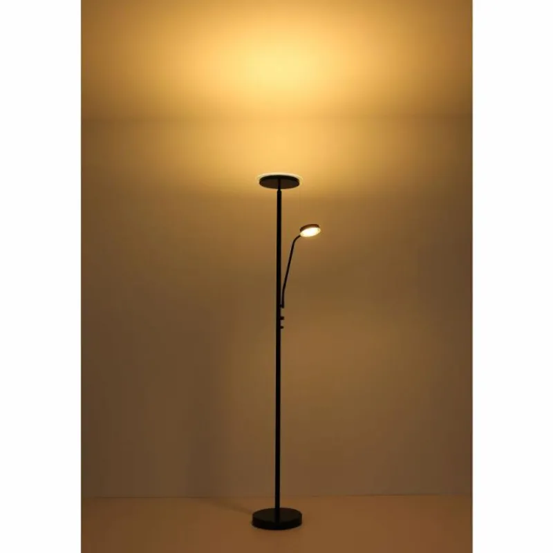 Luminaires Globo Lighting Lampadaire Globo ERNST LED Noir, 1 lumière
