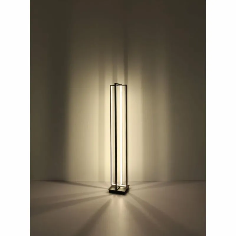 Luminaires Globo Lighting Lampadaire Globo FLIPS LED Noir, 1 lumière, Télécommandes* Éclairage Led