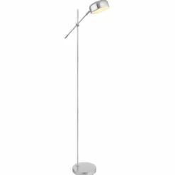 Luminaires Globo Lighting Lampadaire Globo GIANNA Chrome, 1 lumière* Lampadaires Et Lampes Sur Pied