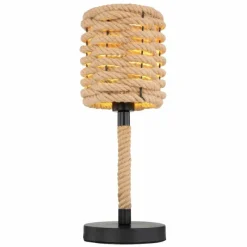 Style Boho-Chic-Luminaires Globo Lighting Lampadaire Globo HALIA Noir, 1 lumière