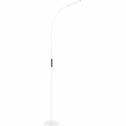 Luminaires Globo Lighting Lampadaire Globo MARABA LED Blanc, 1 lumière* Lampadaires Et Lampes Sur Pied