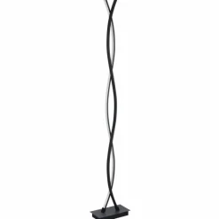Luminaires Globo Lighting Lampadaire Globo MARIUS LED Noir, 1 lumière* Lampadaires Et Lampes Sur Pied