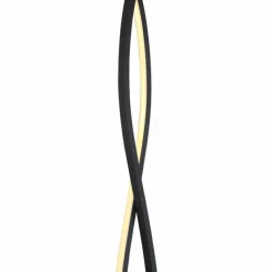 Luminaires Globo Lighting Lampadaire Globo MARIUS LED Noir, 1 lumière* Lampadaires Et Lampes Sur Pied